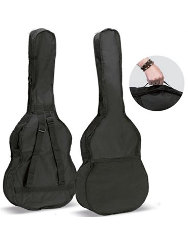 Funda Guitarra Cadete 3/4 Ref. 14-B Mochila Sin Logo 6636-001 001 - Negro