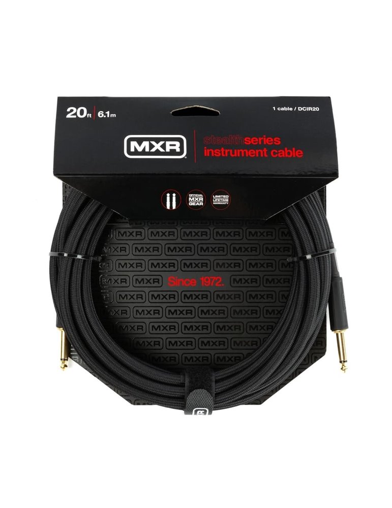 CABLE INSTRUMENTO MXR® STEALTH SERIES JACK - JACK SS - 6 m