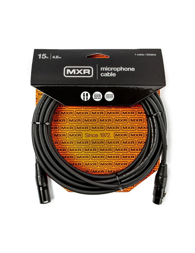 CABLE MICRÓFONO MXR® XLR-XLR - 4,5 m