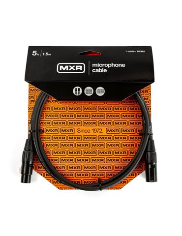 CABLE MICRÓFONO MXR® XLR-XLR - 1,5 m