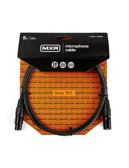 CABLE MICRÓFONO MXR® XLR-XLR - 1,5 m