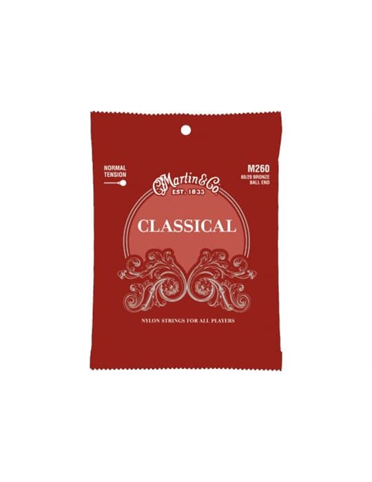 JUEGO NYLON CLASSICAL CLEAR & SILVER (Ball End) TENSIÓN NORMAL 28-43