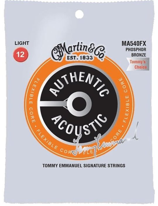 JUEGO ACÚSTICA AUTHENTIC SP FLEXIBLE PHOSPHOR/BZ LIGHT 12-54