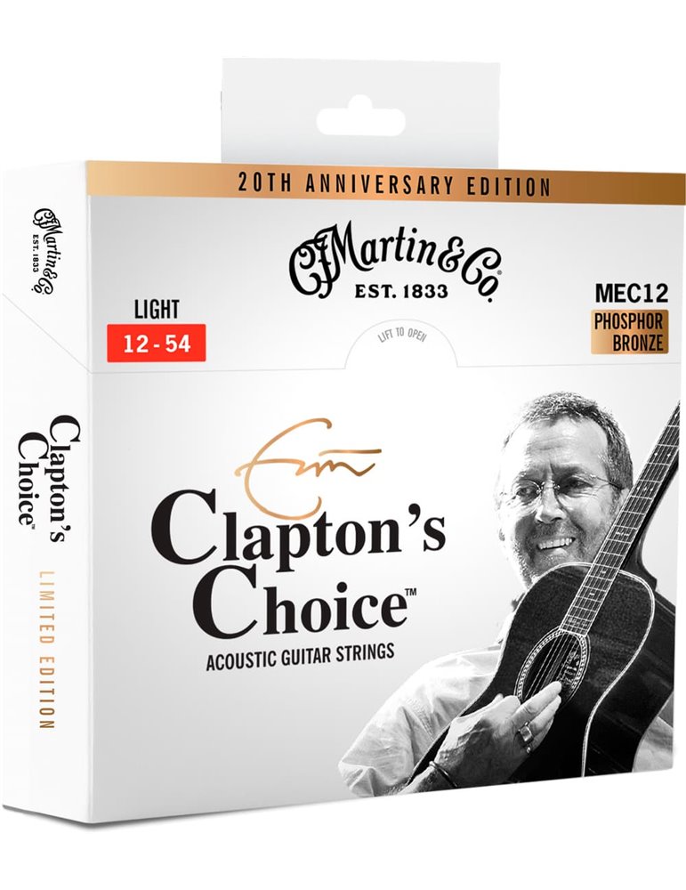 JUEGO ACÚSTICA ERIC CLAPTON LTD 92/8 PHOSPHOR BZ. LIGHT 12-54