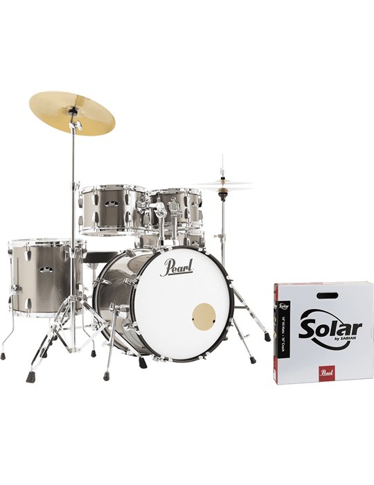 KIT ROADSHOW 2016B/1007T/1208T/1414F + 1455S Herrajes, Sillín & 2 Platos Solar- Bronze Metallic