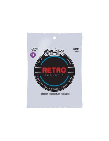 JUEGO ACÚSTICA RETRO MONEL CUSTOM LIGHT 11-52