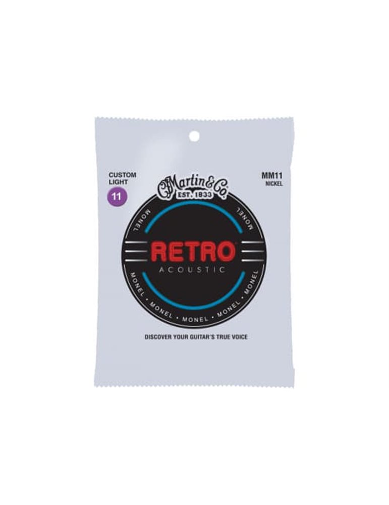 JUEGO ACÚSTICA RETRO MONEL CUSTOM LIGHT 11-52