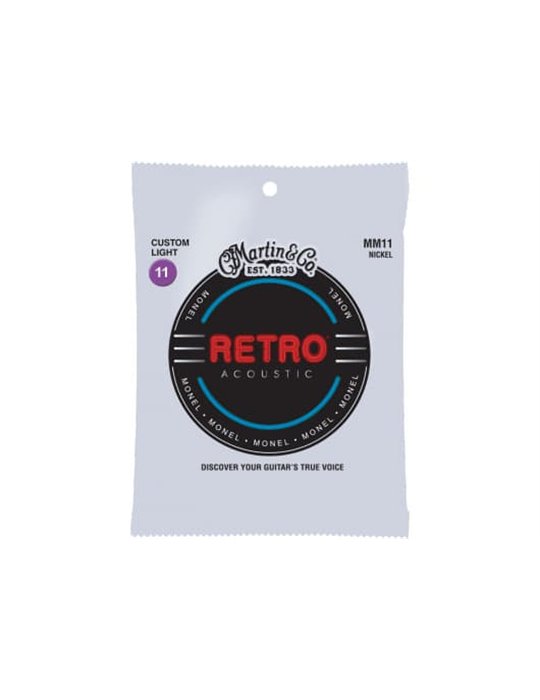 JUEGO ACÚSTICA RETRO MONEL CUSTOM LIGHT 11-52