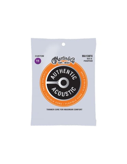 JUEGO ACÚSTICA AUTHENTIC FLEXIBLE CORE SILK & PHOSPHOR 11-47