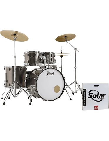 KIT ROADSHOW PLUS 2216B/1008T/1209T/1616F+1455S Herrajes, Sillín & 3 Platos Solar - Bronze Metallic