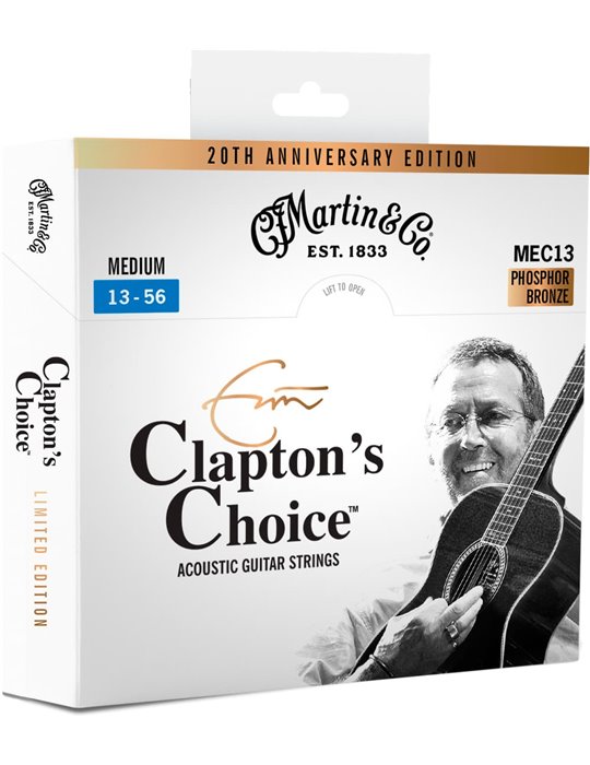 JUEGO ACÚSTICA ERIC CLAPTON LTD 92/8 PHOSPHOR BZ. MEIUM 13-56
