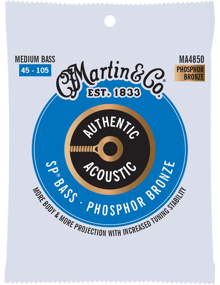 JUEGO BAJO ACÚSTICO AUTHENTIC SP BASS 92/8 PHOSPHOR BRONZE MEDIUM 45-105