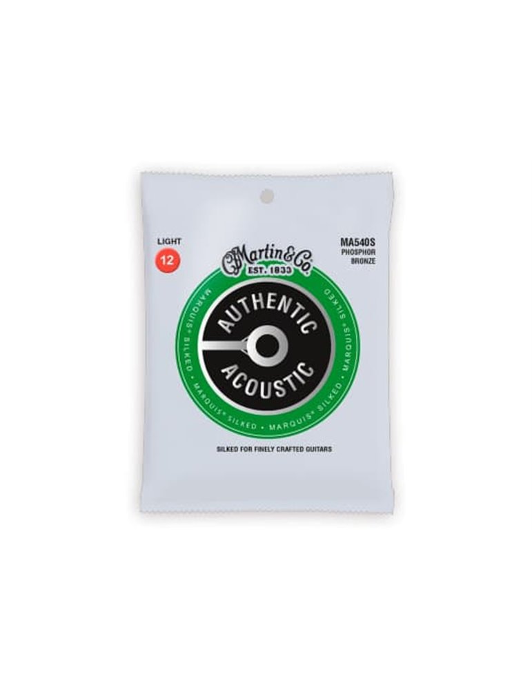 JUEGO ACÚSTICA AUTHENTIC SILKED PHOSPHOR BRONZE 92/8 LIGHT 12-54