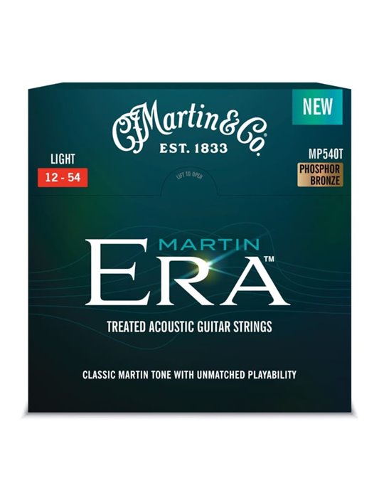 JUEGO ACÚSTICA MARTIN ERA? TREATED 92/8 PHOSPHOR BZ. LIGHT 12-54