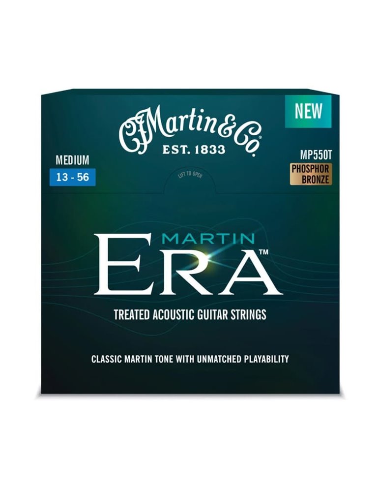 JUEGO ACÚSTICA MARTIN ERA? TREATED 92/8 PHOSPHOR BZ. MEDIUM 13-56
