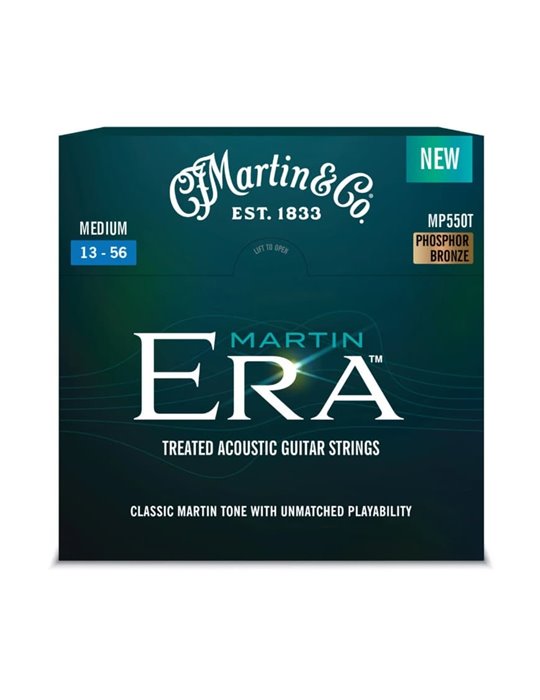 JUEGO ACÚSTICA MARTIN ERA? TREATED 92/8 PHOSPHOR BZ. MEDIUM 13-56