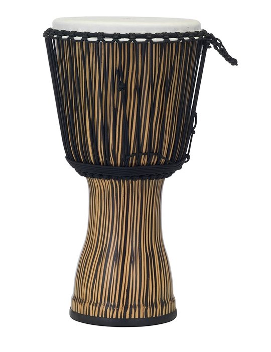 DJEMBE 10" PEARL SINTETICO ROPE TUNED ZEBRA GRASS