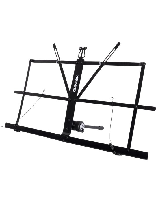 SOPORTE ATRIL PLEGABLE PARA MESA - METAL NEGRO - 41x23cm