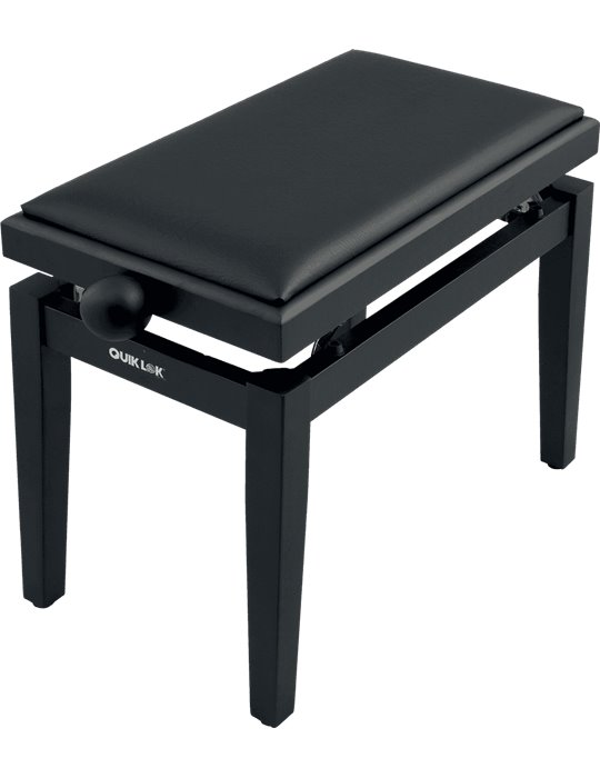 BANQUETA PIANO DELUXE PB100 MADERA - NEGRA MATE
