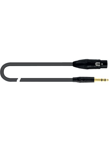 CABLE MICRÓFONO PVC XRL-JACK STEREO - 3 m