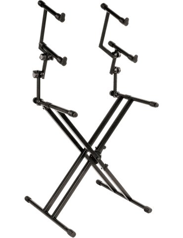 SOPORTE TECLADO QL623 FORMATO "X" 3 NIVELES / DOBLE PERFIL