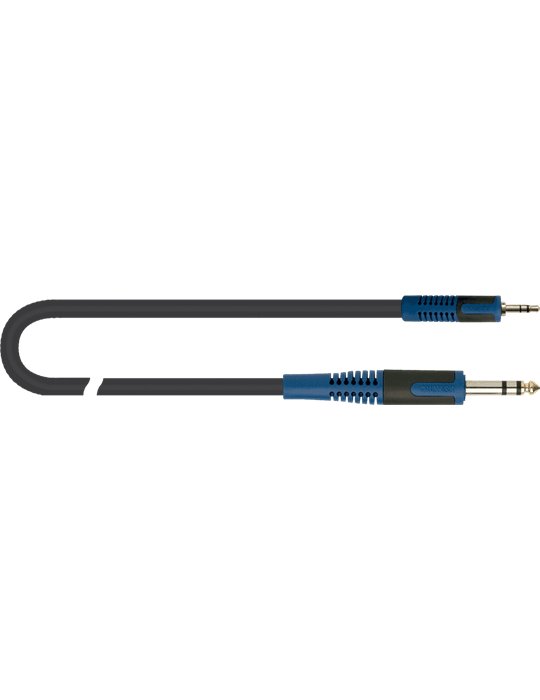 CABLE AUDIO PVC JACK STEREO-MINI JACK STEREO - 2 m