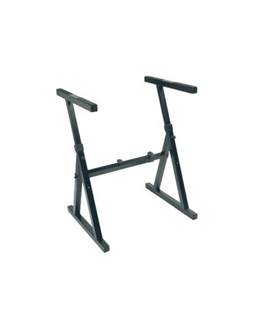 Soporte/base para teclado. Color negro. Forma en ?Z?