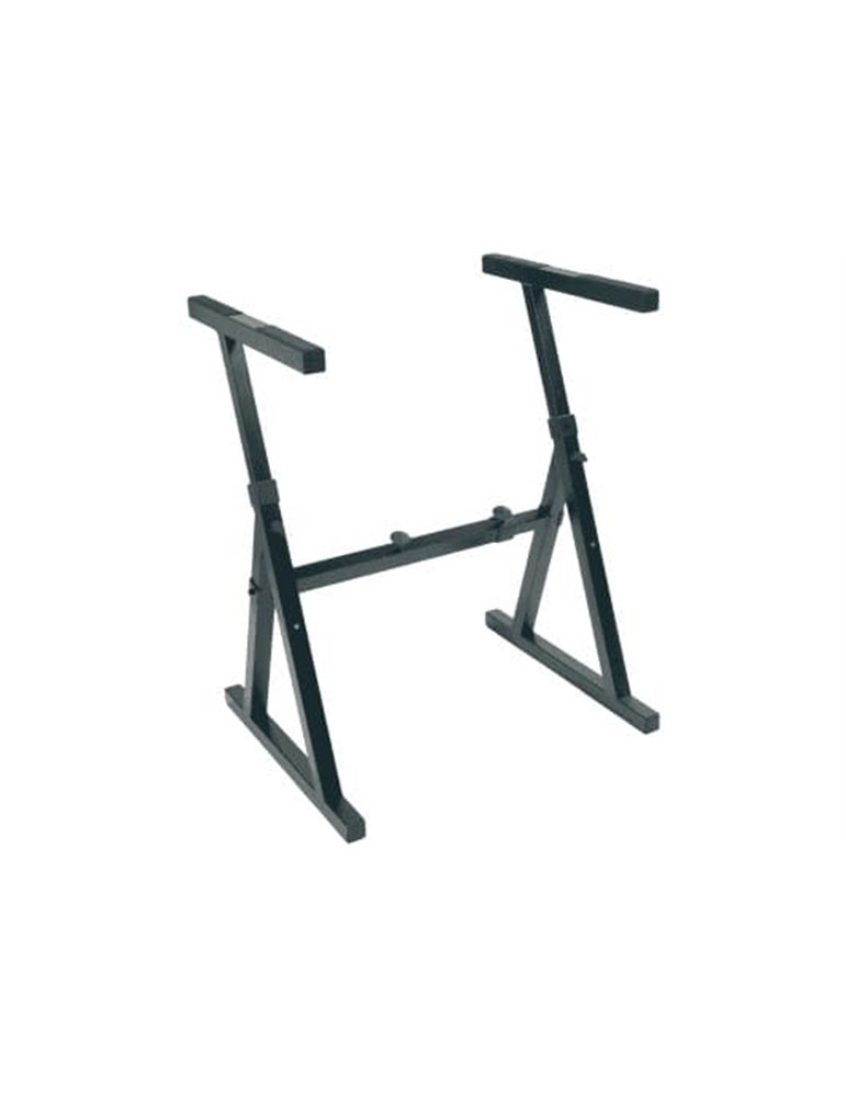 Soporte/base para teclado. Color negro. Forma en ?Z?