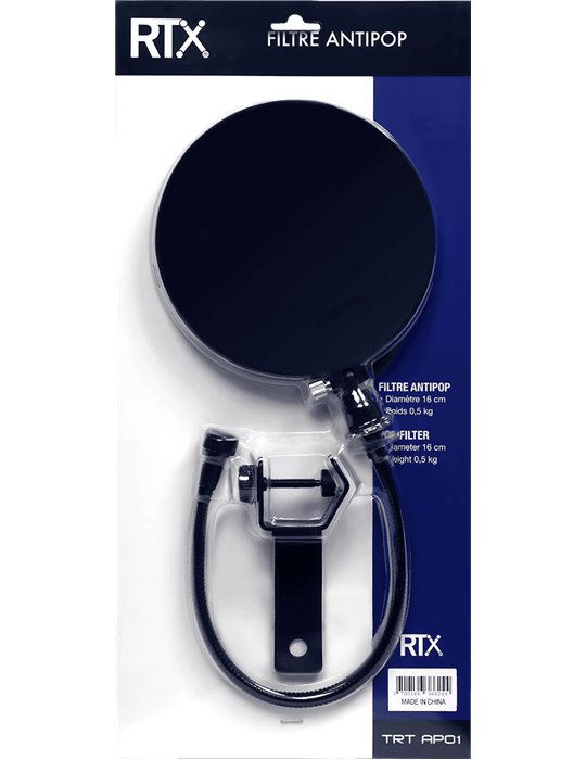 FILTRO ANTIPOP METAL - 16cm