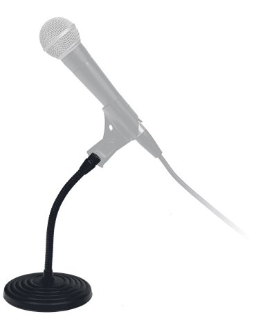 BASE CON TUBO FLEXIBLE PARA MICRÓFONO