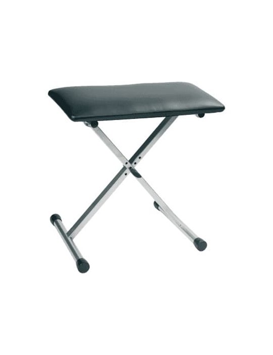 Asiento ajustable para teclado. En titanio