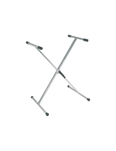 Soporte de teclado color titanio. Fabricado en aluminio