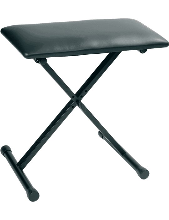 Asiento ajustable para teclado. Color negro - Caja Master 6 unidades