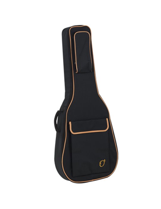 Funda Guitarra Clasica 20mm PE Ref. 47 Mochila Con Logo 6903-037 037 - Negro naranja