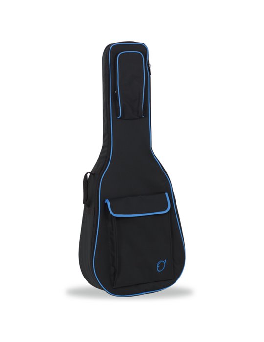 Funda Guitarra Clasica 20mm PE Ref. 47 Mochila Con Logo 6903-042 042 - Negro turquesa