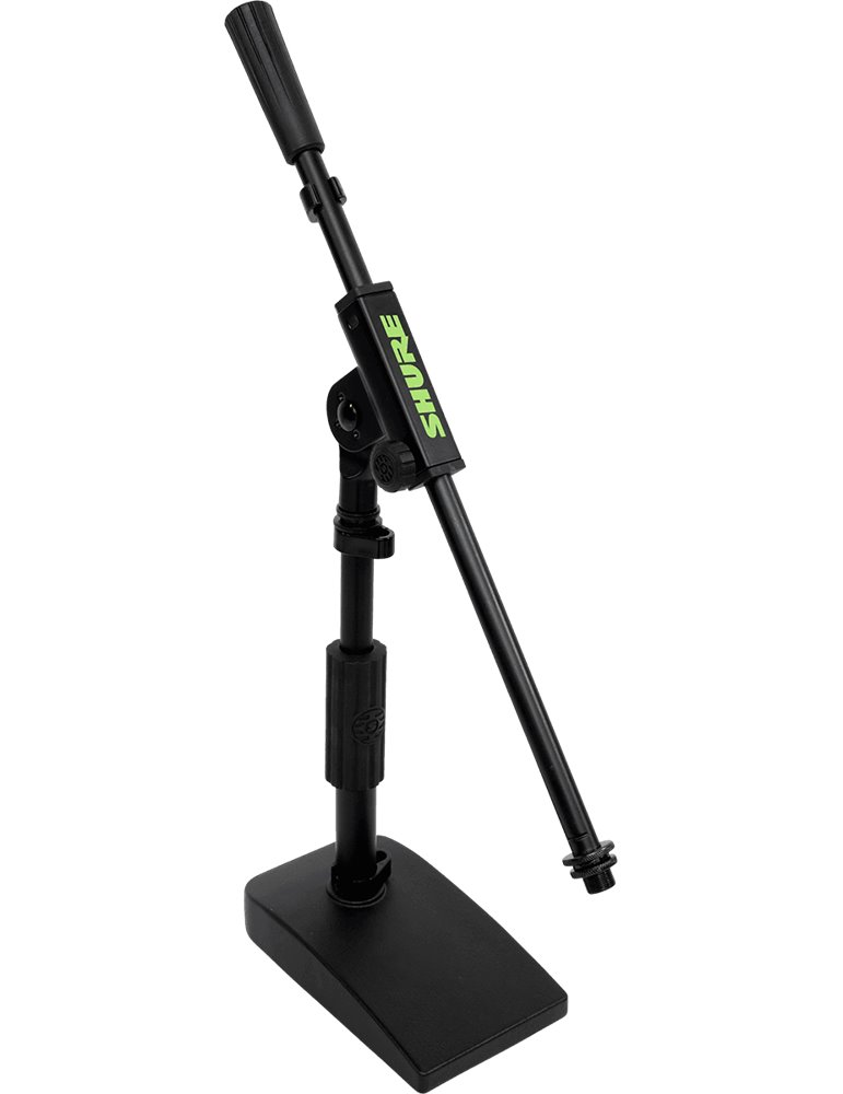 PIE DE MICRÓFONO COMPACTO CON ALTURA REGULABLE