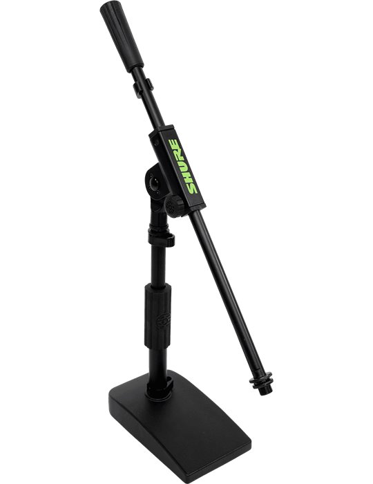 PIE DE MICRÓFONO COMPACTO CON ALTURA REGULABLE