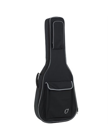 Funda Guitarra Clasica 20mm PE Ref. 47 Mochila Con Logo 6903-081 081 - Negro/gris