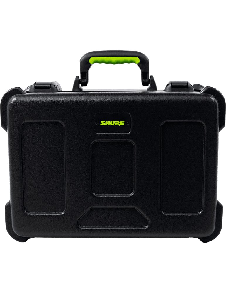 ESTUCHE DE TRANSPORTE DE POLIETILENO PARA 7 MICRÓFONOS HF Y ACCESORIOS