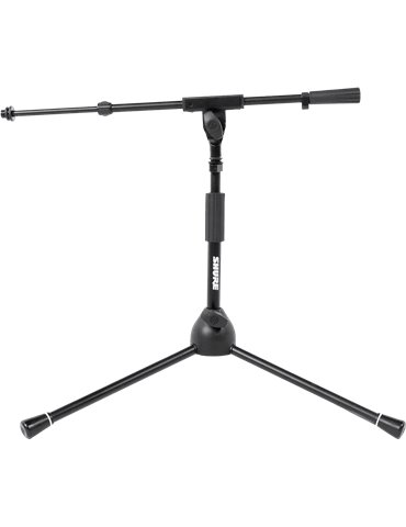 SOPORTE DE MICRÓFONO COMPACTO DE PERFIL BAJO CON BASE TRÍPODE Y ALTUR REGULABLE