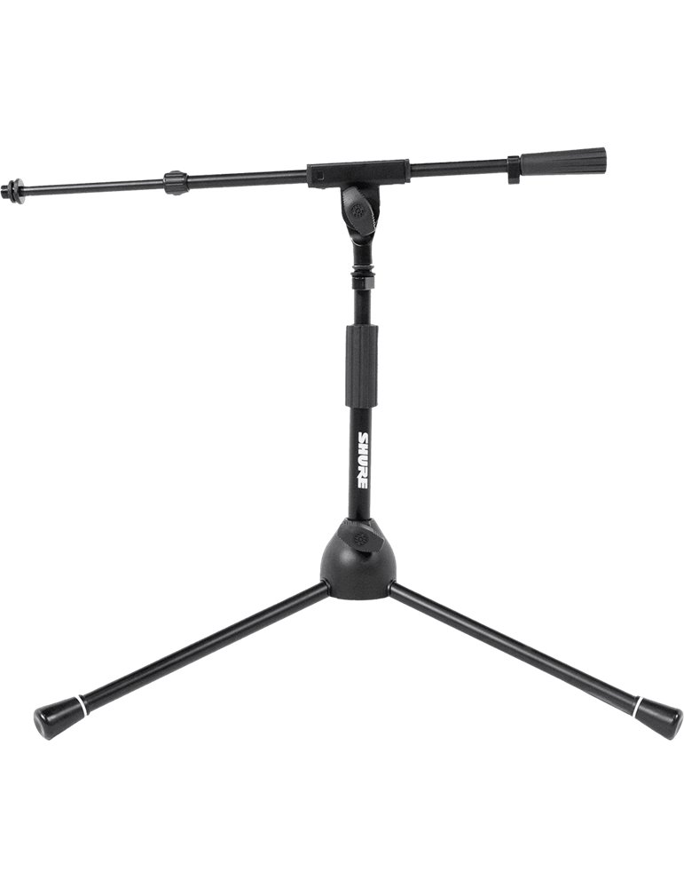 SOPORTE DE MICRÓFONO COMPACTO DE PERFIL BAJO CON BASE TRÍPODE Y ALTUR REGULABLE