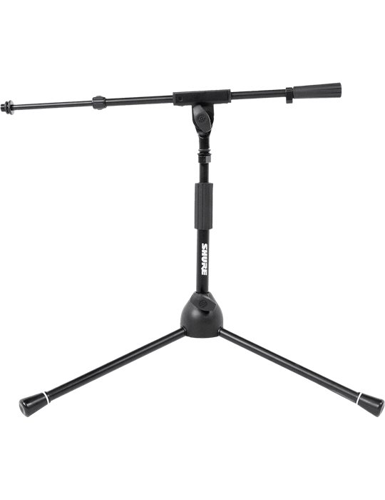 SOPORTE DE MICRÓFONO COMPACTO DE PERFIL BAJO CON BASE TRÍPODE Y ALTUR REGULABLE