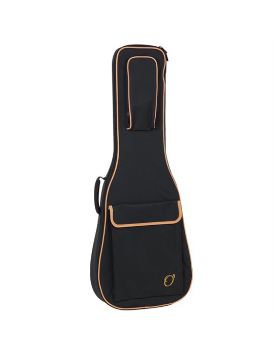 Funda Guitarra Electrica 20mm Pe Ref. 47 Mochila Sin Logo 6904-037 037 - Negro naranja