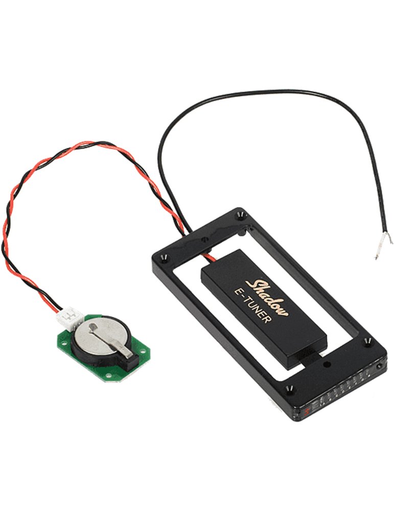 AFINADOR SHADOW SH HB-T-FT-B HUMBUCKER PARA GUITARRAS FLAT TOP - NEGRO