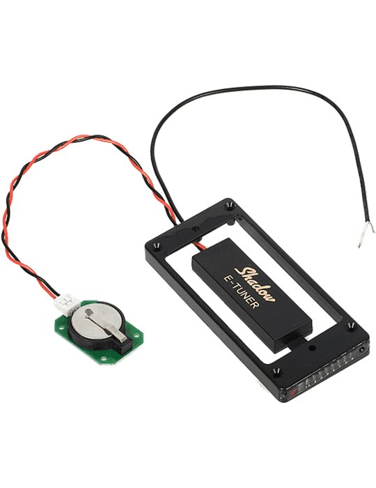AFINADOR SHADOW SH HB-T-FT-B HUMBUCKER PARA GUITARRAS FLAT TOP - NEGRO