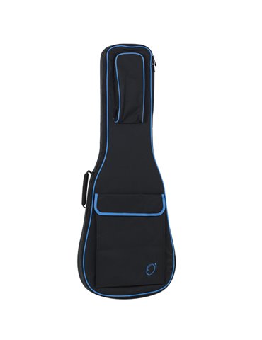 Funda Guitarra Electrica 20mm Pe Ref. 47 Mochila Sin Logo 6904-042 042 - Negro turquesa