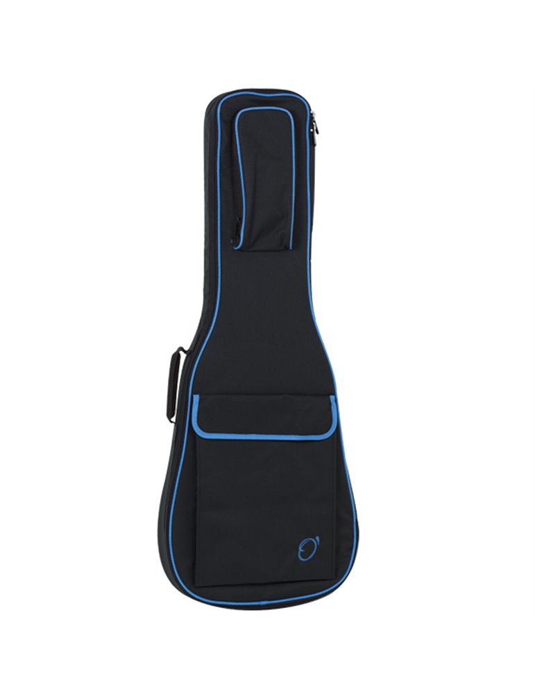 Funda Guitarra Electrica 20mm Pe Ref. 47 Mochila Sin Logo 6904-042 042 - Negro turquesa