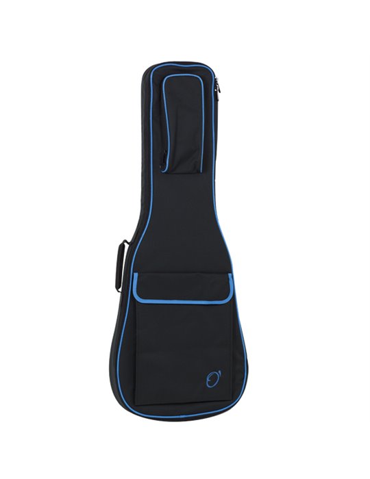 Funda Guitarra Electrica 20mm Pe Ref. 47 Mochila Sin Logo 6904-042 042 - Negro turquesa
