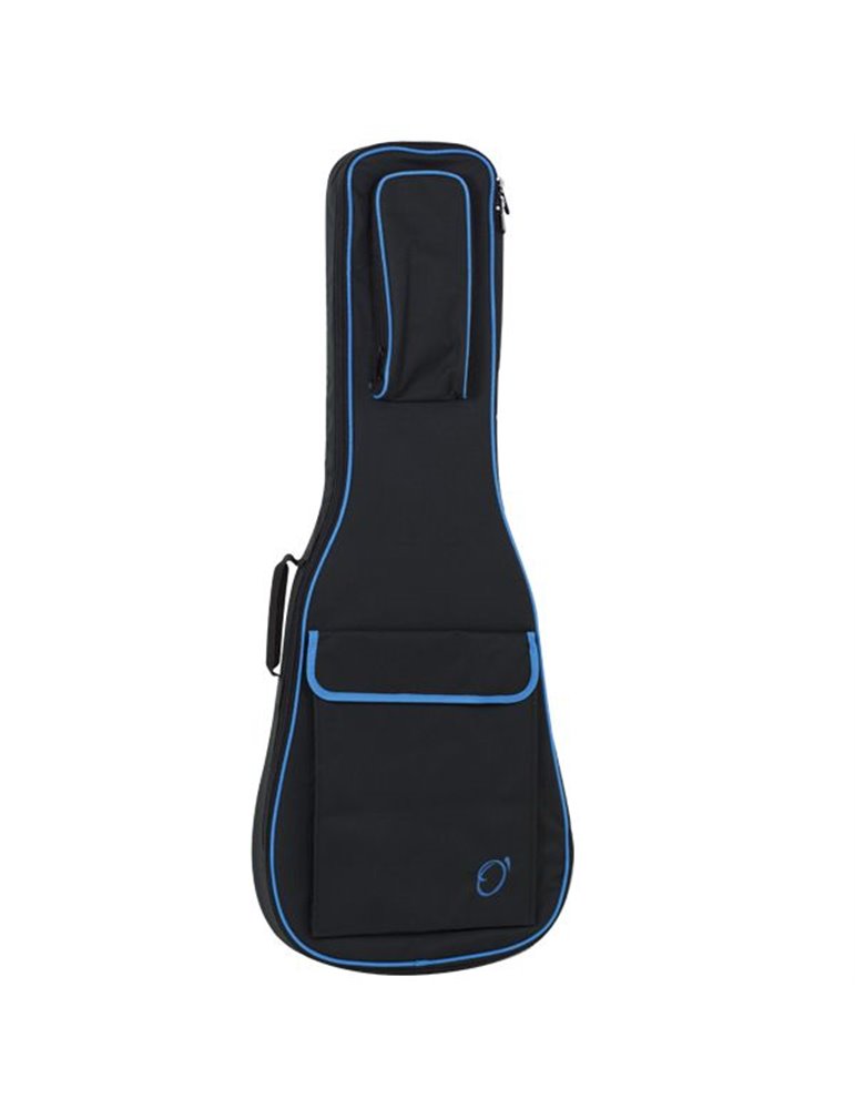 Funda Guitarra Electrica 20mm Pe Ref. 47 Mochila Con Logo 6906-042 042 - Negro turquesa