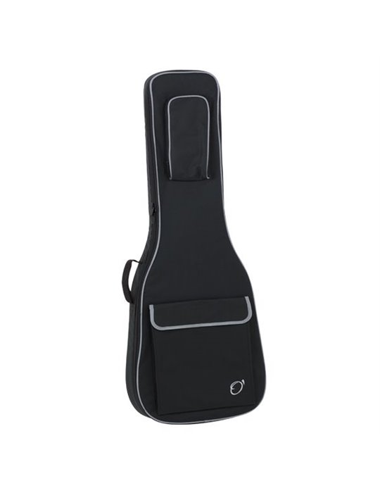 Funda Guitarra Electrica 20mm Pe Ref. 47 Mochila Con Logo 6906-081 081 - Negro/gris